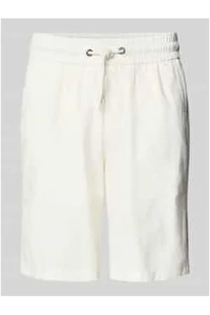 Blend Regular Fit Sweatshorts aus Leinen-Mix Modell 