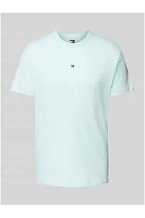 Tommy Hilfiger Regular Fit T-Shirt aus reiner Baumwolle mit Label Stitching