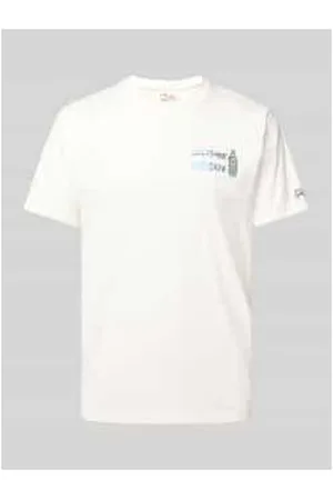 MC2 SAINT BARTH T-Shirt mit Motiv- und Statement-Stitching Modell 