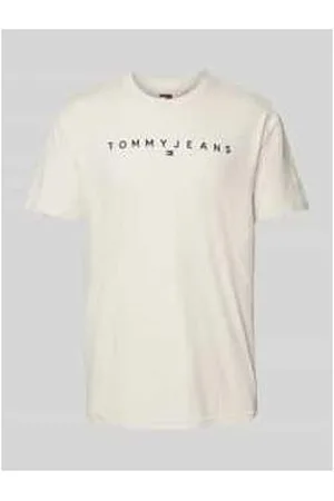 Tommy Hilfiger Regular Fit T-Shirt aus reiner Baumwolle mit Label Stitching