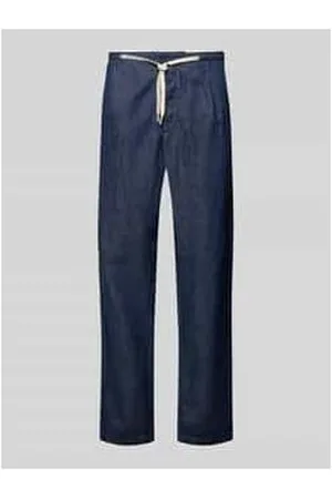 Replay Relaxed Fit Jeans mit Tunnelzug