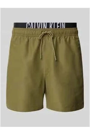 Calvin Klein Badehose mit Label-Print