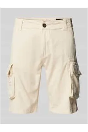Alpha Industries Regular Fit Cargoshorts mit Label-Stitching Modell 
