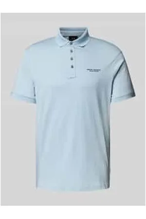 Armani Exchange Poloshirt mit Label-Print