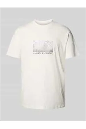 Armani Exchange T-Shirt mit Label-Print