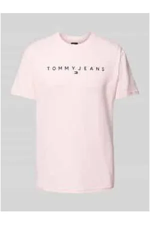 Tommy Hilfiger Regular Fit T-Shirt aus reiner Baumwolle mit Label Stitching