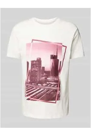 Armani Exchange T-Shirt mit Motiv-Print