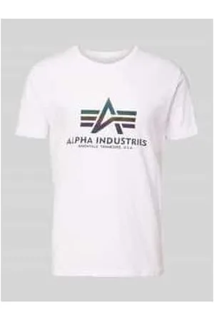 Alpha Industries T-Shirt mit Label-Print