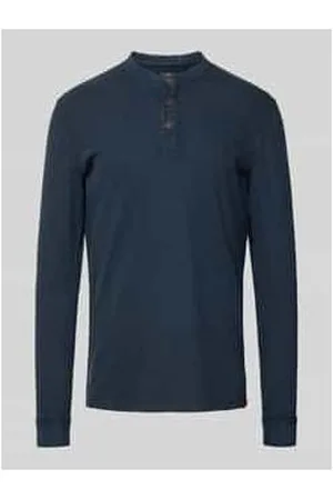 Superdry Longsleeve mit Serafino-Ausschnitt Modell 