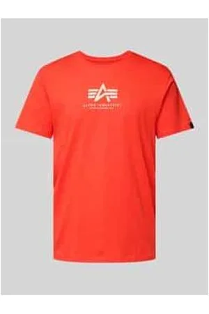 Alpha Industries T-Shirt mit Label-Print