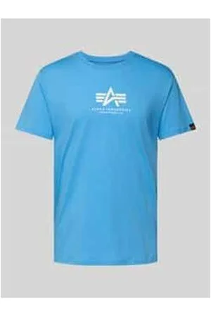 Alpha Industries T-Shirt mit Label-Print
