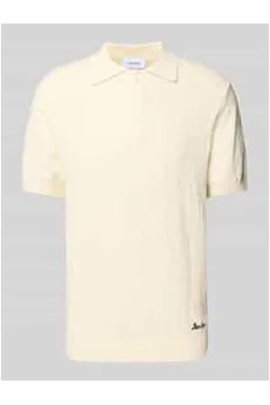 Les Deux Poloshirt mit Strick-Optik
