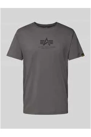 Alpha Industries T-Shirt mit Label-Print