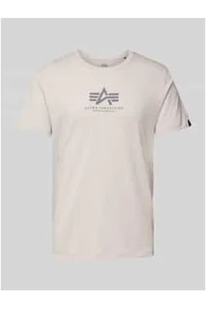 Alpha Industries T-Shirt mit Label-Print