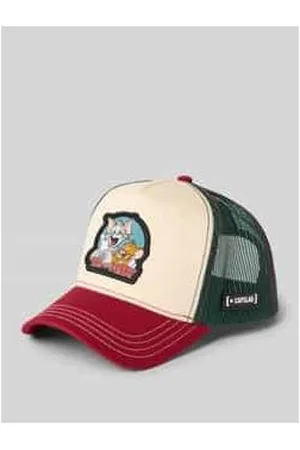 Capslab Basecap mit Motiv-Stitching