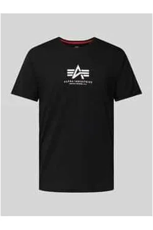 Alpha Industries T-Shirt mit Label-Print