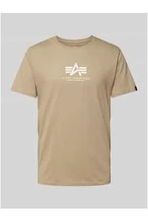 Alpha Industries T-Shirt mit Label-Print
