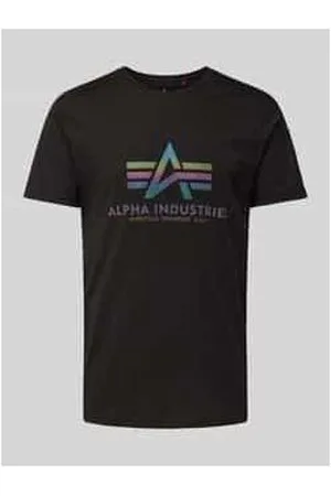 Alpha Industries T-Shirt mit Label-Print