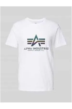 Alpha Industries T-Shirt mit Label-Print