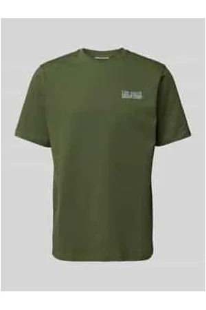 Les Deux T-Shirt mit Label-Print Modell 