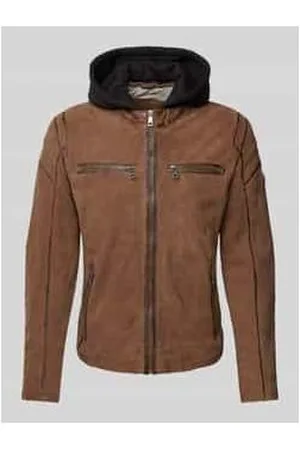 Gipsy Lederjacke mit Kapuze Modell 