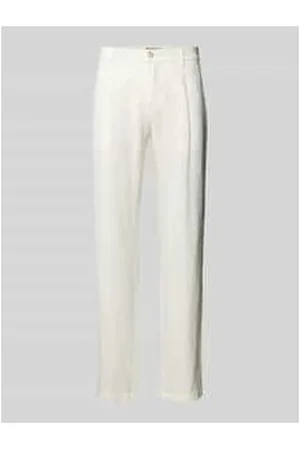 Marc O’ Polo Tapered Leinenhose mit Bundfalte Modell 