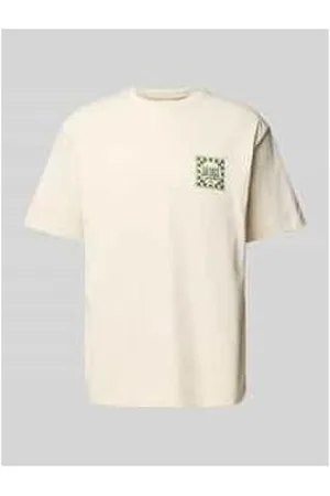 Les Deux T-Shirt mit Label-Print Modell 