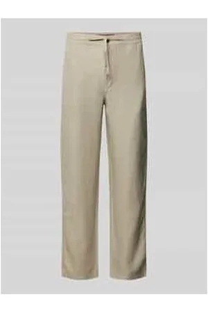 Superdry Straight Leg Leinenhose mit Tunnelzug Modell 