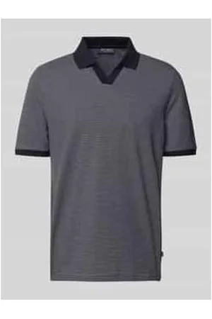 Maerz Poloshirt mit gerippten Abschlüssen