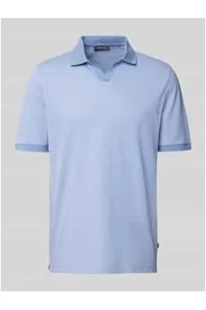 Maerz Poloshirt mit gerippten Abschlüssen