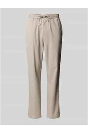 Les Deux Tapered Fit Stoffhose mit Tunnelzug Modell 