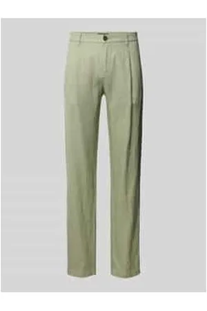 Marc O’ Polo Tapered Leinenhose mit Bundfalte Modell 