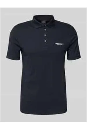 Armani Exchange Poloshirt mit Label-Print