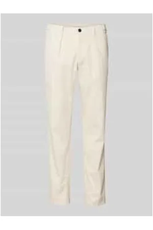Profuomo Regular Fit Bundfaltenhose mit Gürtelschlaufen
