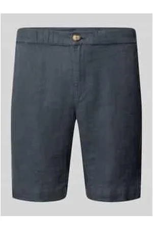 Mazine Regular Fit Leinenshorts mit Eingrifftaschen