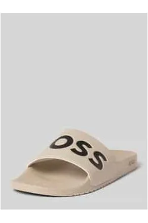 HUGO BOSS Slides mit Label-Print Modell 