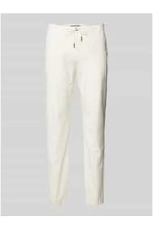 Tommy Hilfiger Relaxed Fit Stoffhose aus reiner Baumwolle Modell 