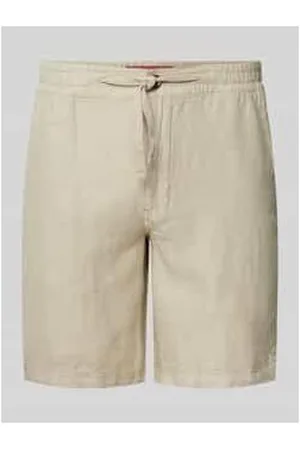 Superdry Regular Fit Leinenshorts mit Tunnelzug Modell 