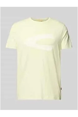 Camel Active T-Shirt mit gerippten Abschlüssen