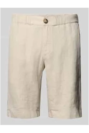 Mazine Regular Fit Leinenshorts mit Eingrifftaschen