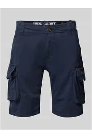 Alpha Industries Regular Fit Cargoshorts mit Label-Stitching Modell 