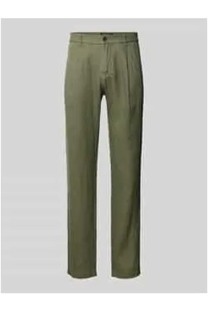 Marc O’ Polo Tapered Leinenhose mit Bundfalte Modell 