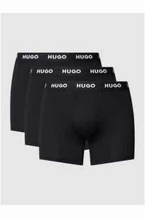 HUGO BOSS Trunks mit elastischem Logo-Bund im 3er-Pack