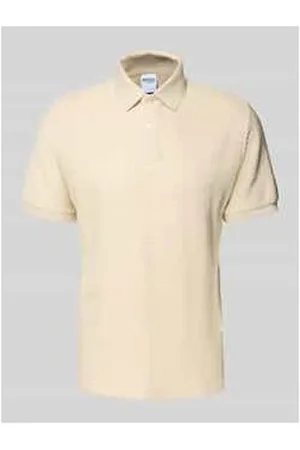 SELECTED Poloshirt mit kurzer Knopfleiste Modell 