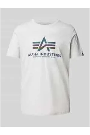 Alpha Industries T-Shirt mit Label-Print