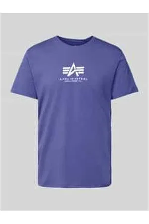 Alpha Industries T-Shirt mit Label-Print