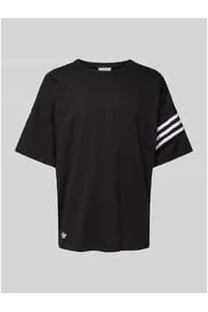 adidas T-Shirt mit Label-Stitching