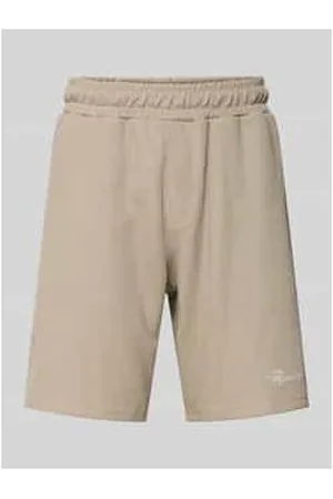 Pegador Sweatshorts mit Logo-Stitching und Eingrifftaschen