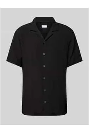 Jake*s Slim Fit Freizeithemd mit kurzem Arm
