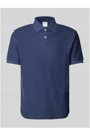 SELECTED Poloshirt mit kurzer Knopfleiste Modell 